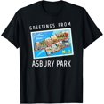 thumbnail image 1 of Asbury Park New Jersey NJ Travel Souvenir Gift Postcard T-Shirt, 1 of 3