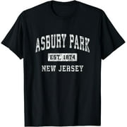 Asbury Park New Jersey NJ Vintage Established Sports Design T-Shirt