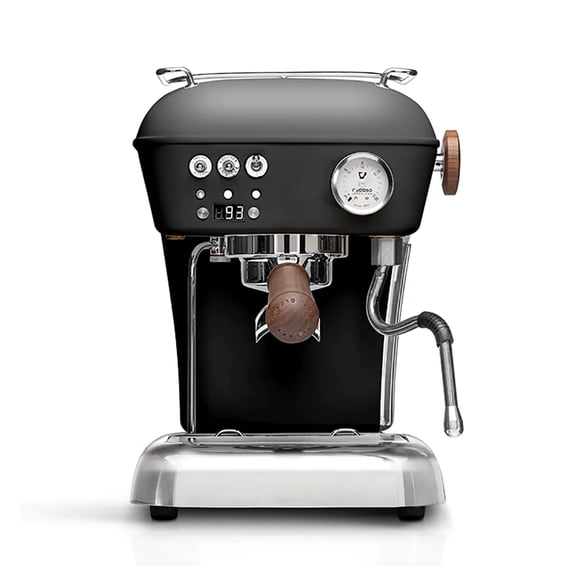 Ascaso Dream PID Programmable Home Espresso Machine w/ Volumetric Controls | 120V | Walnut | Dark Black