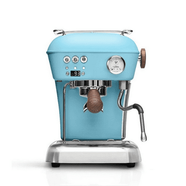 Ascaso Dream PID Programmable Home Espresso Machine w/ Volumetric Controls | 120V | Walnut | Kid Blue