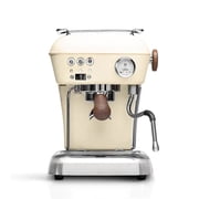 Ascaso Dream PID Programmable Home Espresso Machine w/ Volumetric Controls | 120V | Walnut | Sweet Cream