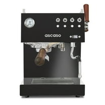Ascaso Steel DUO PLUS Espresso Machine | PID | Programmable | Volumetric Controller | Dual Thermoblock | 120V | (Black)