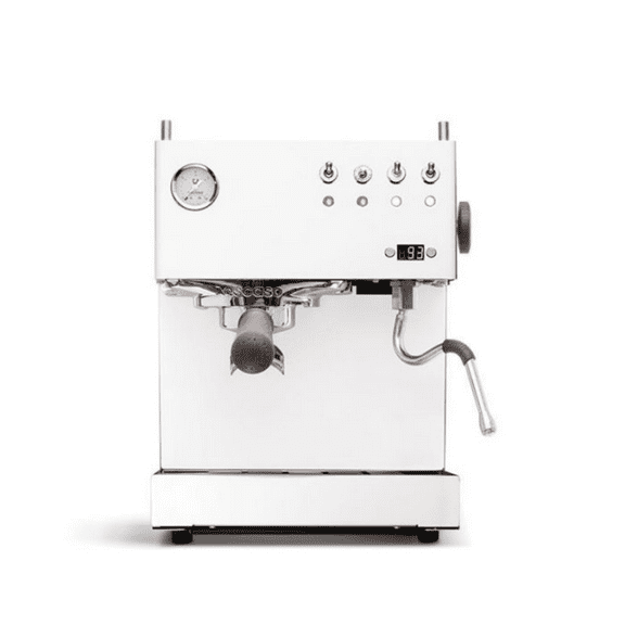 Ascaso Steel UNO PID Programmable Espresso Machine w/ Volumetric Controls, Single Thermoblock, 120V (White)