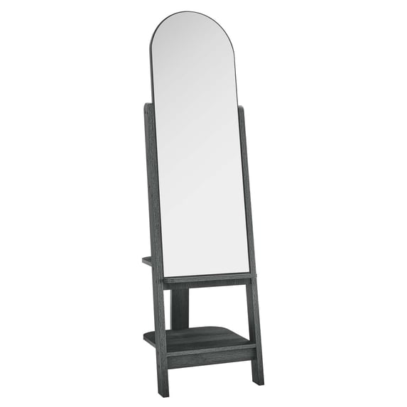 Modway Ascend Standing Mirror in Black