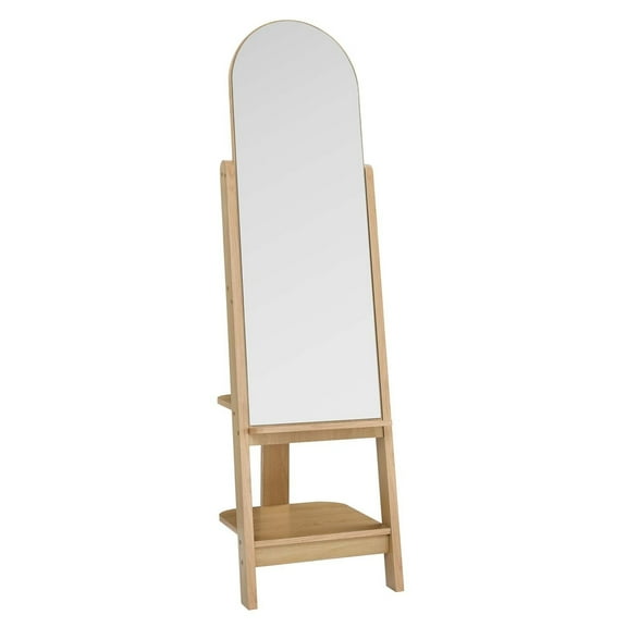 Ascend Standing Mirror Oak