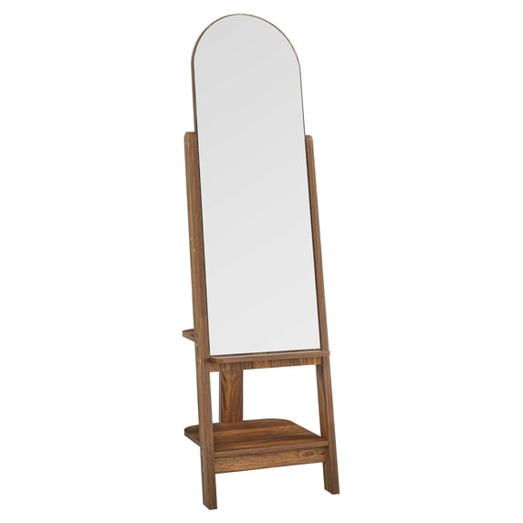 Ascend Standing Mirror Walnut