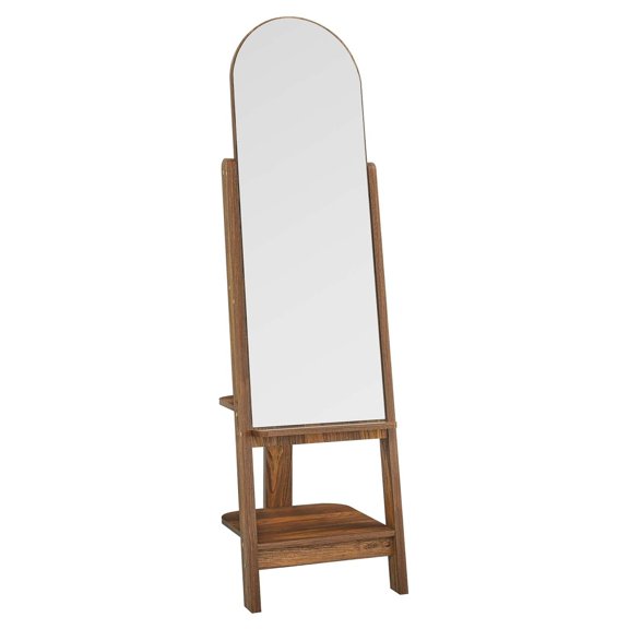 Ascend Standing Mirror Walnut
