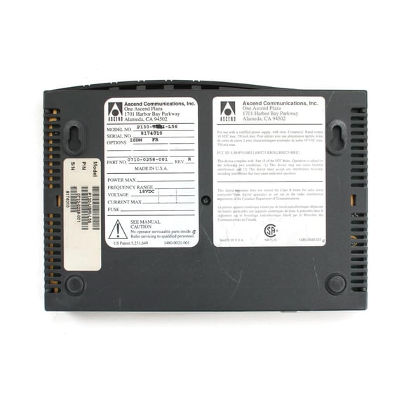 Ascend p130-ubri-l56 pipeline router 0710-0258-001 w/adapter