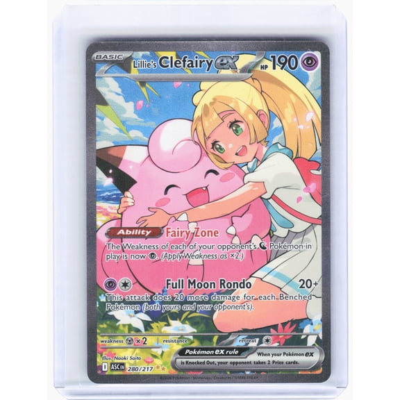 Ascended Heroes Lillie's Clefairy EX Holo Special Illustration Rare #280