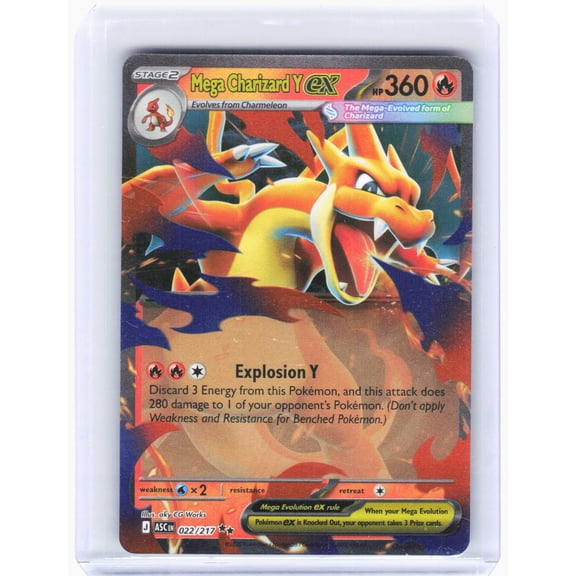 Ascended Heroes Mega Charizard Y ex Foil Double Rare #22/217