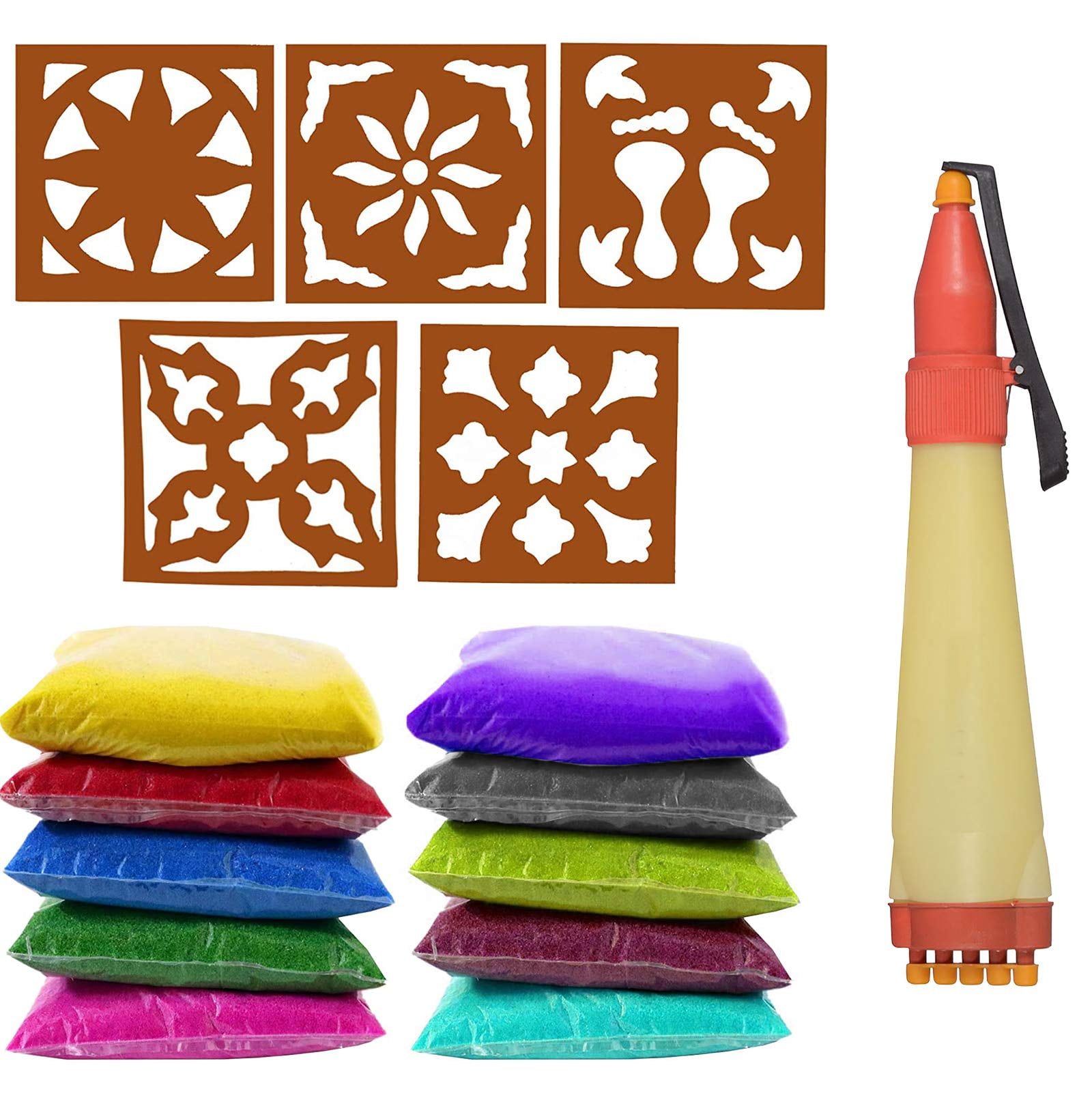 Sand Rangoli Colour Powder for Floor Decoration