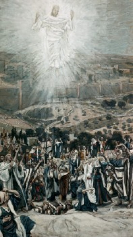 Ascension from The Mount of Olives James Tissot (1836-1902 French) Canvas Art - James Tissot (18 x 24)