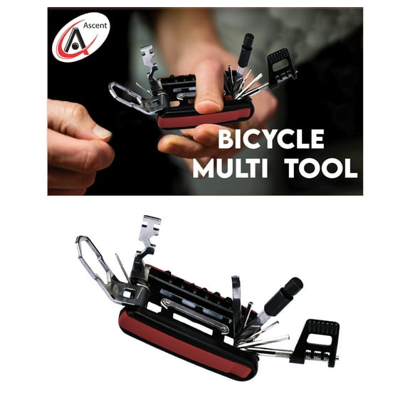 Ascent Bike Gift Tool 20 in 1 Bicycle Multitool Gift Boxed, Performance and Multifunction Tool Kit - Gift Idea for Family, Father, Men, Boyfriend, Women