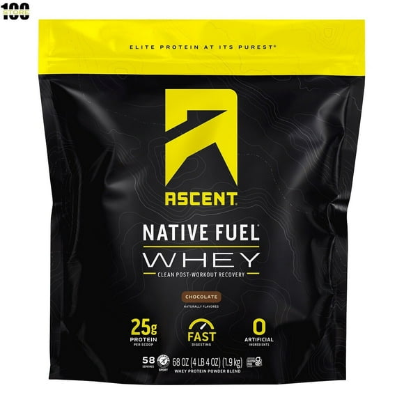 Ascent Whey Protein, Chocolate, 68 Ounce