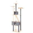 thumbnail image 1 of Ascentials by FurHaven Cat Royal Suite Tower (68”), Multi-Level Indoor Cat Tree, 1 of 10