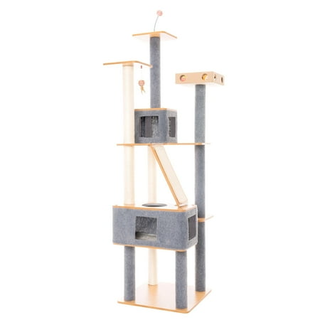Ascentials by FurHaven Cat Royal Suite Tower (68”), Multi-Level Indoor Cat Tree