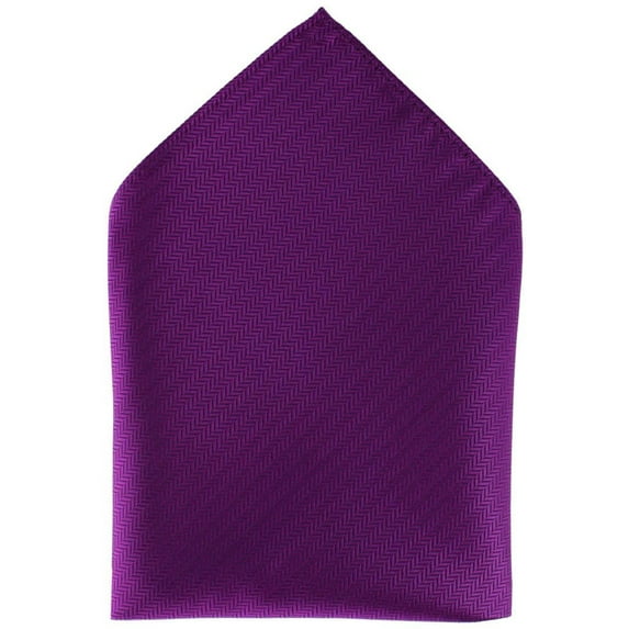 Ascentix Etched Herringbone Twist Pocket Square