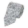 thumbnail image 1 of Ascentix Floral Stencil Print Necktie, 1 of 4