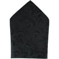 thumbnail image 1 of Ascentix Rose Print Tone on Tone Pocket Square, 1 of 4
