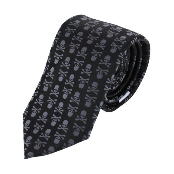 Ascentix Pirate Skull and Crossbones Necktie