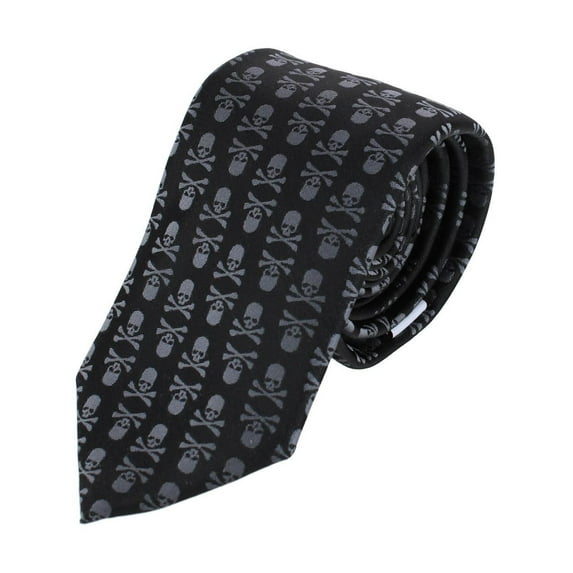 Ascentix Pirate Skull and Crossbones Necktie