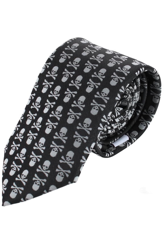 Pirate Skull and Crossbones Necktie