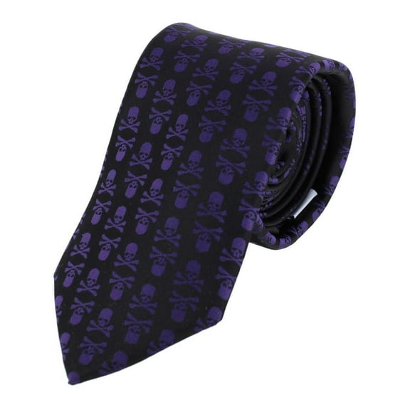 Ascentix Pirate Skull and Crossbones Necktie