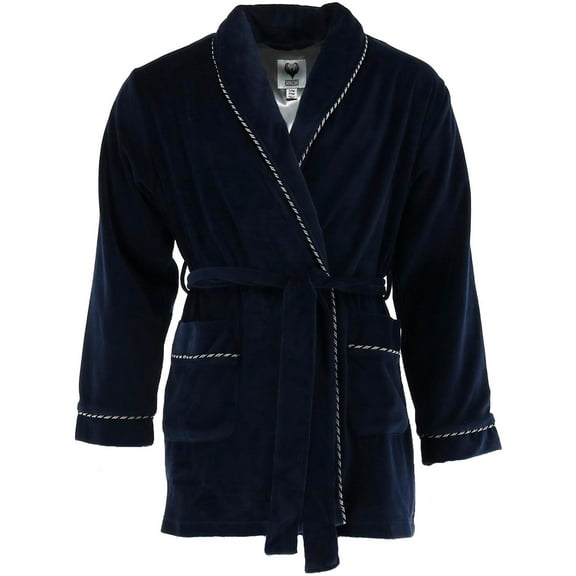 Ascentix  Velour Smoking Jacket with Satin Lining (Men)