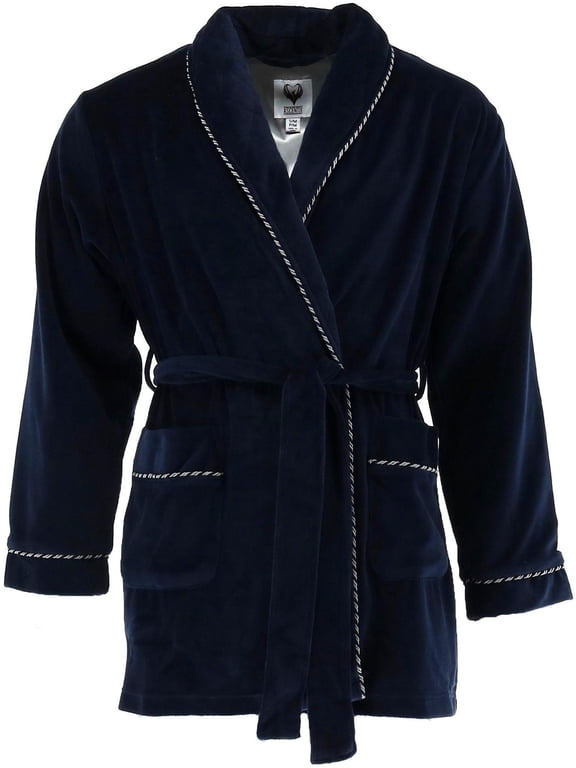 Velour Smoking Jacket with Satin Lining (Men)