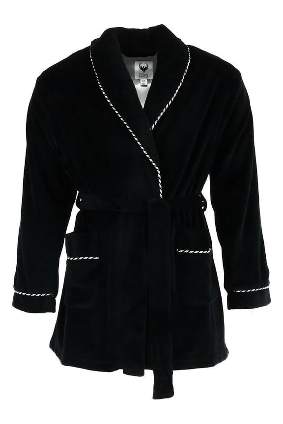 Velour Smoking Jacket with Satin Lining (Men)