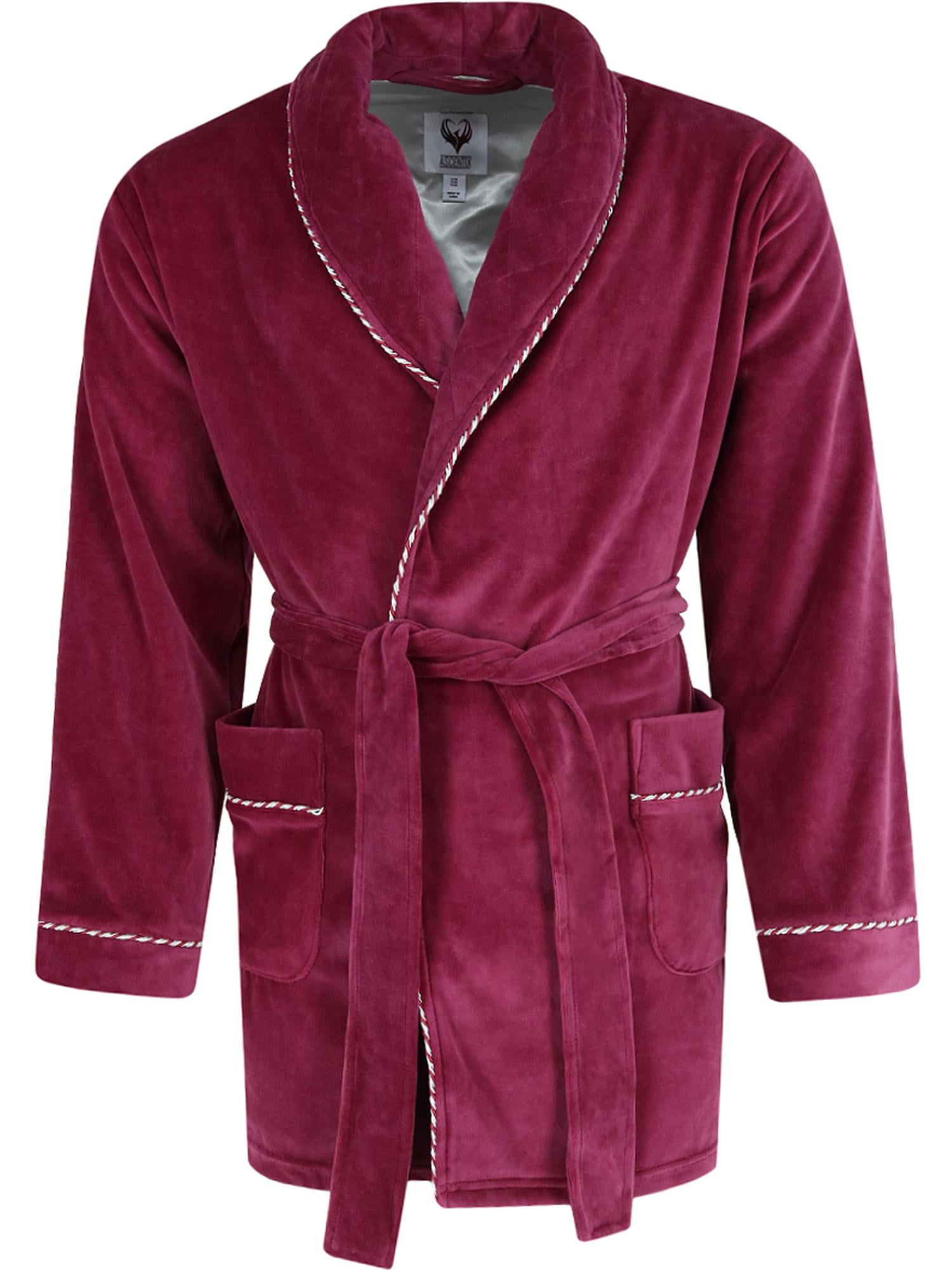 Ascentix Velour Smoking Jacket with Satin Lining Men