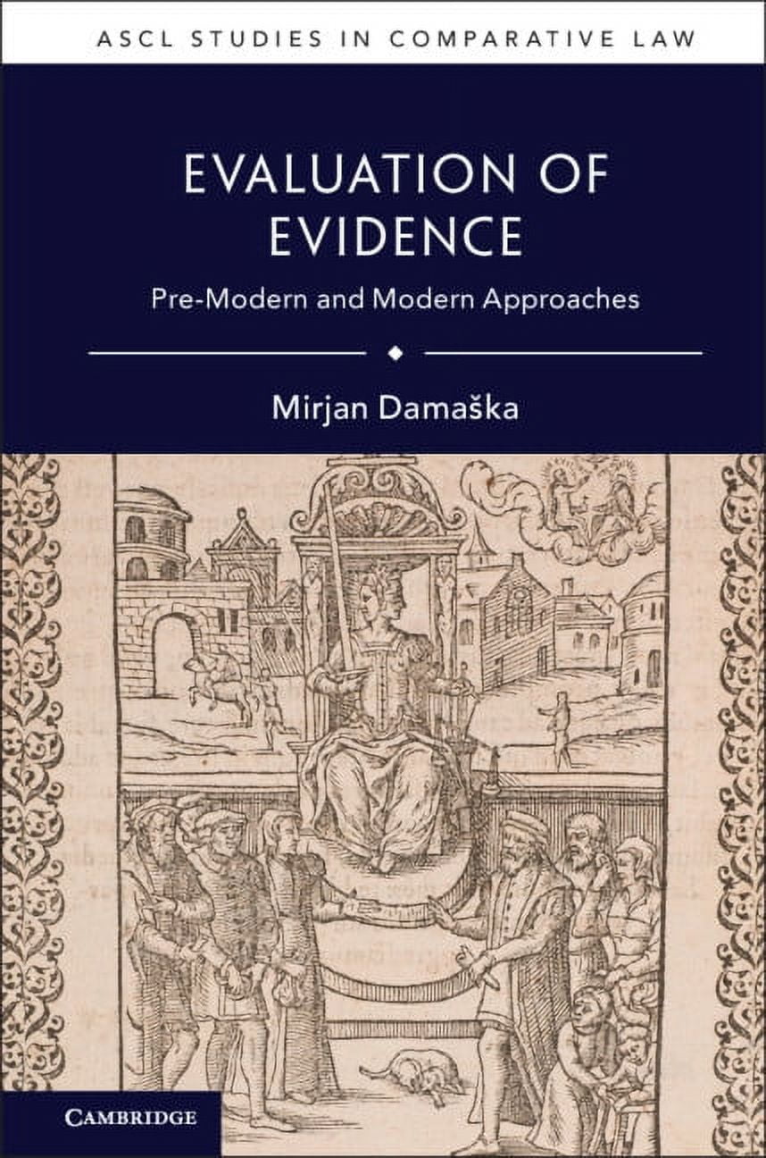 Ascl Studies in Comparative Law Evaluation of Evidence, (Hardcover ...