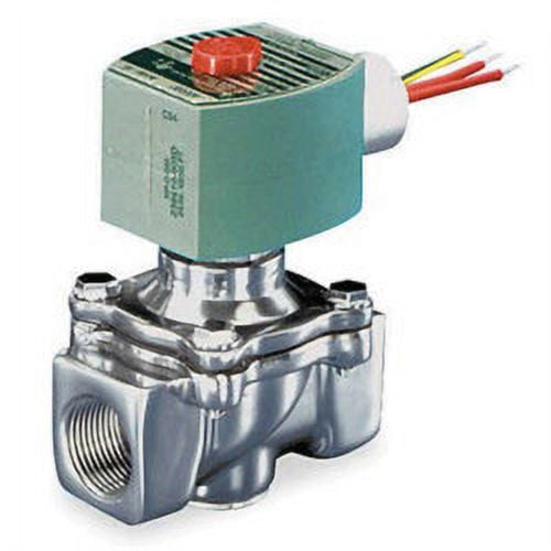 Asco 8040H007 1/4" Aluminum Direct Acting Gas Shutoff Valve, 2-Way, 120/60 110/50 VAC