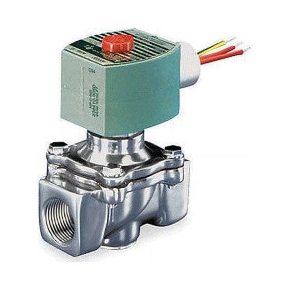 Asco 8214G261 1-1/4" Aluminum Gas Shut-Off Solenoid Valve, 2-Way/2-Position, 120V AC