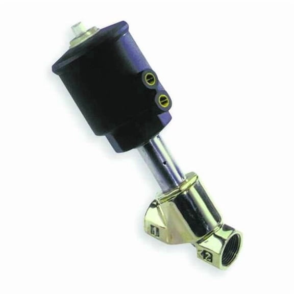 Asco RedHat Angle Body Piston Valve,Bronze,NC,1/2 In 8290B002