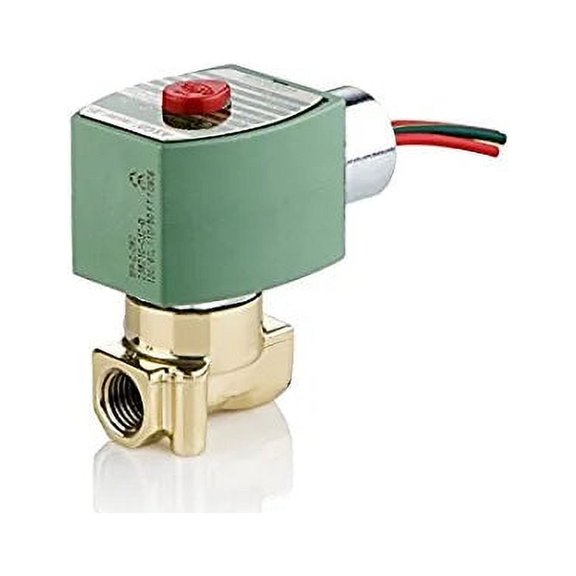 Asco RedHat 8262H20-24V 1/4" 2-Way Brass Solenoid Valve, replacement for 8262G020-24V