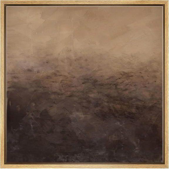 Asdg12s- Unframed Canvas Print Wall Art Moody Brown Abstract Landscape Illustrations Modern Art Decorative Minimal Calm/Zen for Living Room, Bedroom, Office