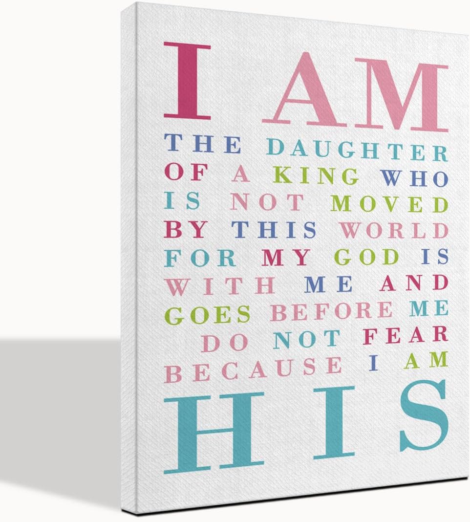 Asdg12s-daughter Of The King, King Art, Bible Verse Wall Art, Scripture 