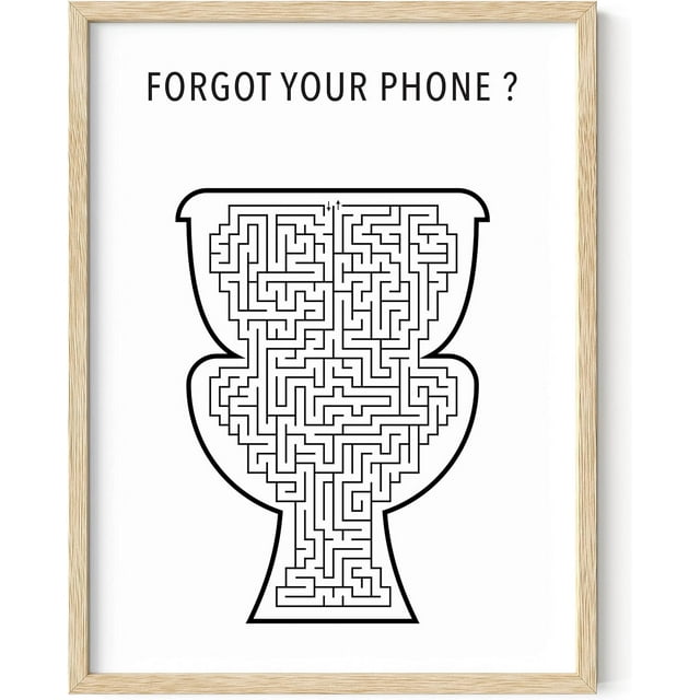 Asdg12s Funny Bathroom Wall Art and Restroom Decor - Funny Bathroom