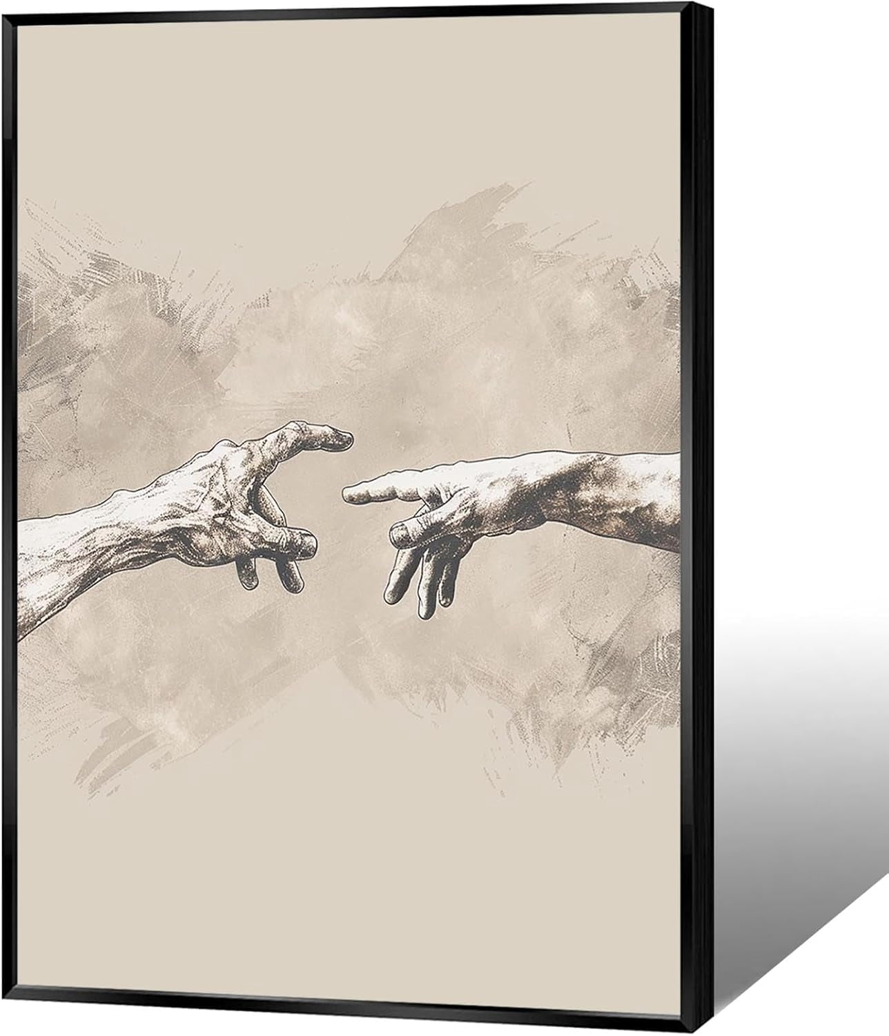 Asdg12s Jesus wall art The Hand of God Poster Jesus Christ Religion ...