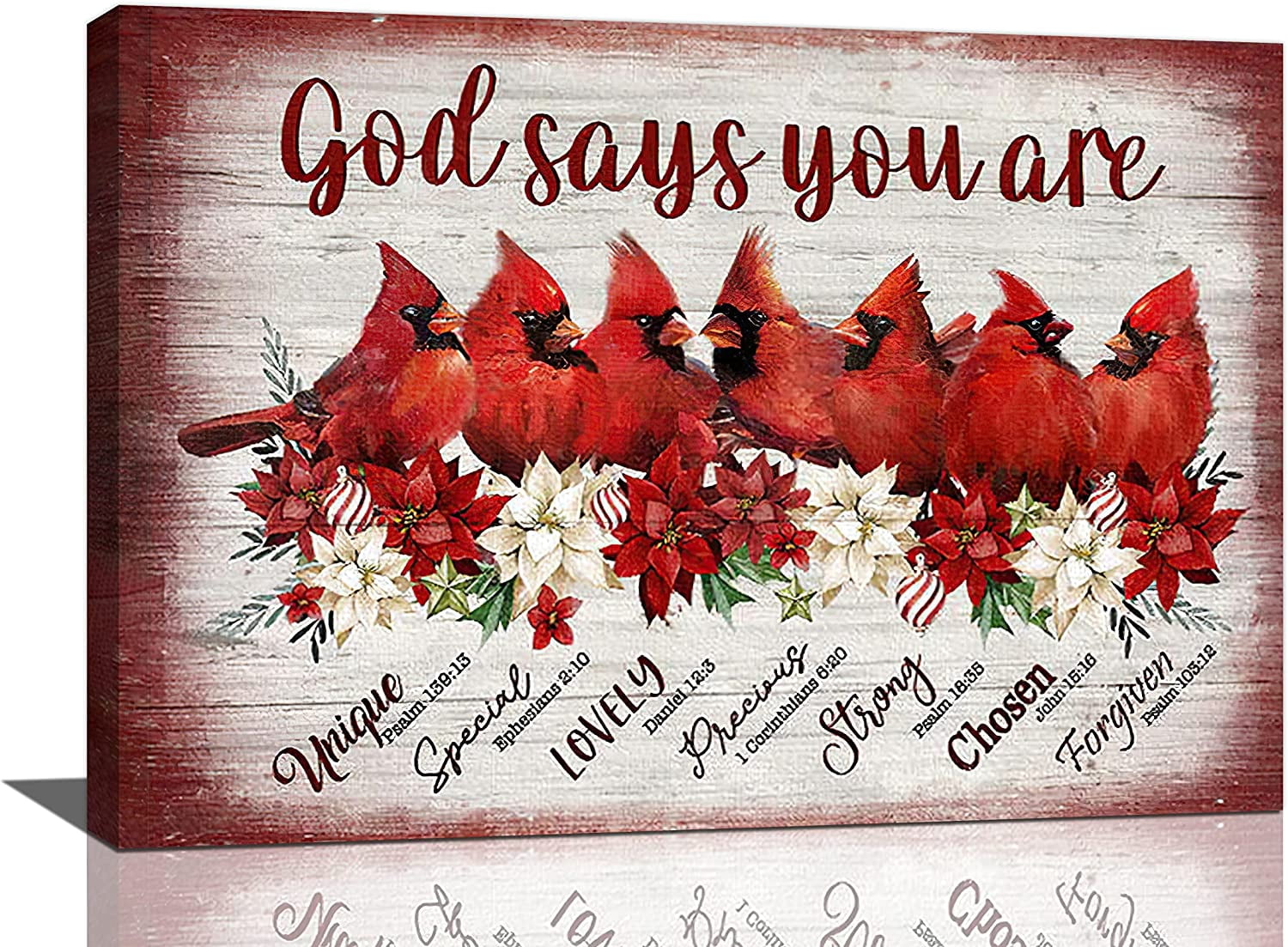 Hand-Painted Red Cardinal Bird Planter - Small Resin Flower Pot For Indoor/Outdoor