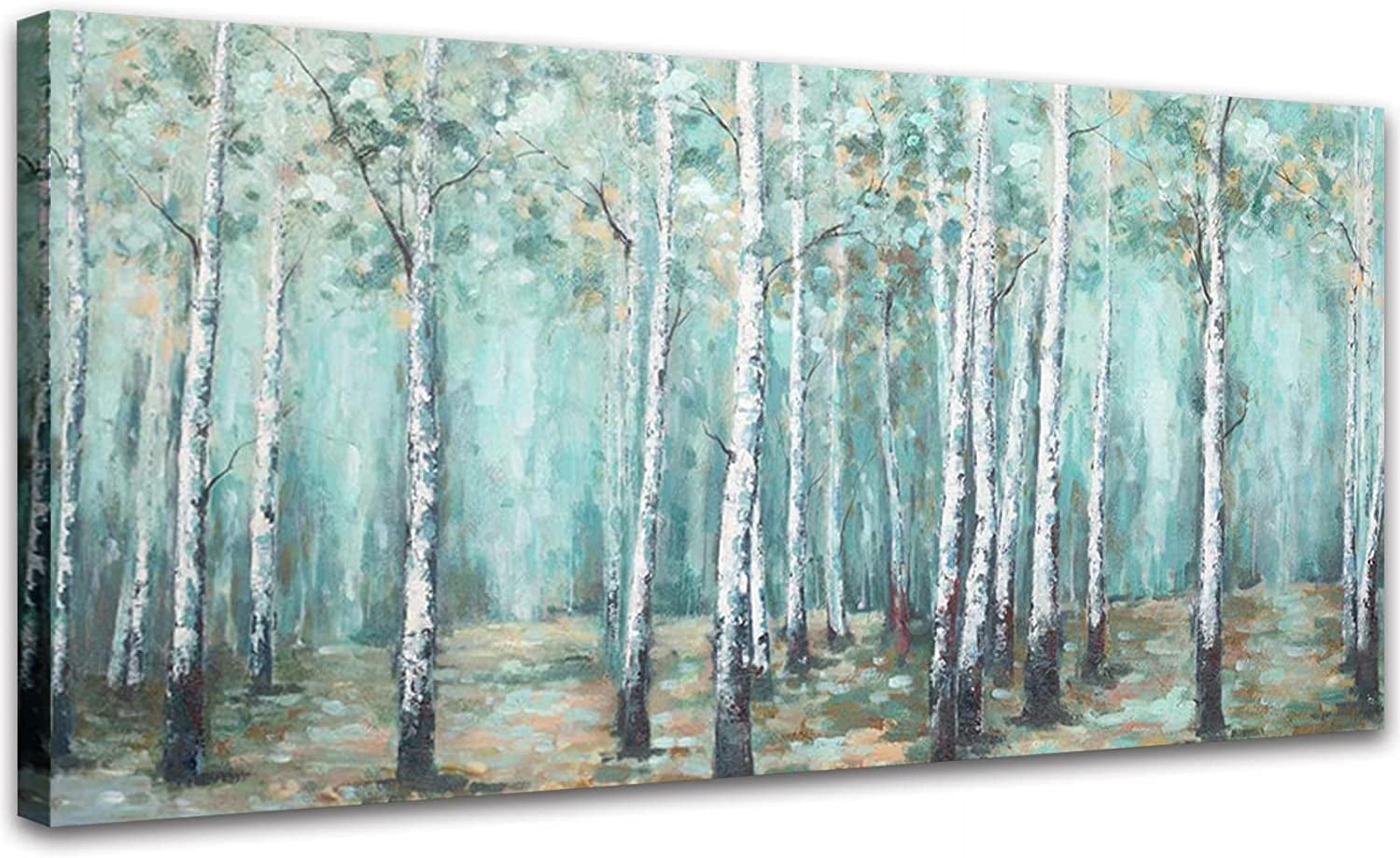 Picture of Asdg12s-Textured Canvas Wall Art Mid Century Modern Wall Art Botanical ...