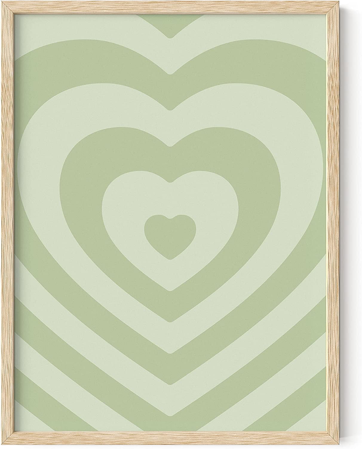 Asdg12s posterFramedWallArtAbstract,SageGreenWallD??cor,Green