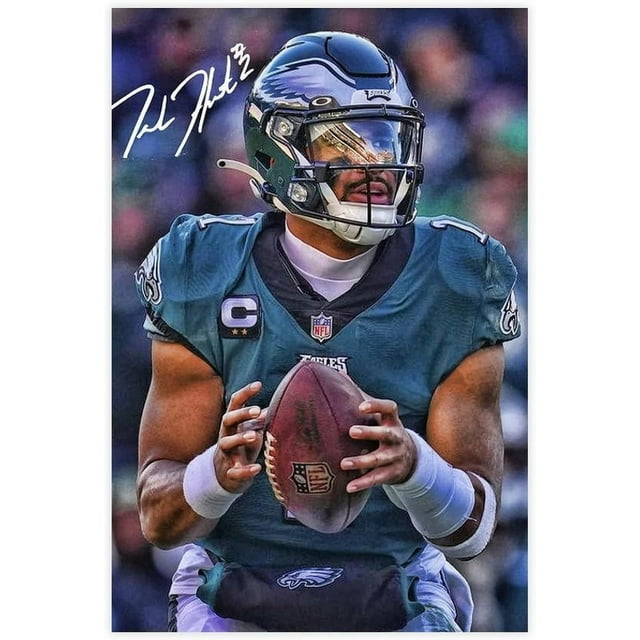 Asdg12s poster Jalen-Hurts-Poster-Canvas-Poster-Bedroom-Decor-Sports ...