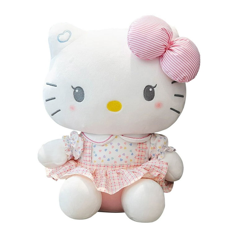 Asdomo Cute Cartoon Hello Kitty Plush Doll Stuffed Animal Toys For Children  Girls Brithday Gift