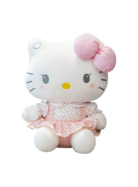 Asdomo Cute Cartoon Hello Kitty Plush Doll Stuffed Animal Toys For Children Girls Brithday Gift