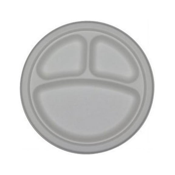 Asean Corporation P012 9 in. 3 compartment plate - 500 pcs