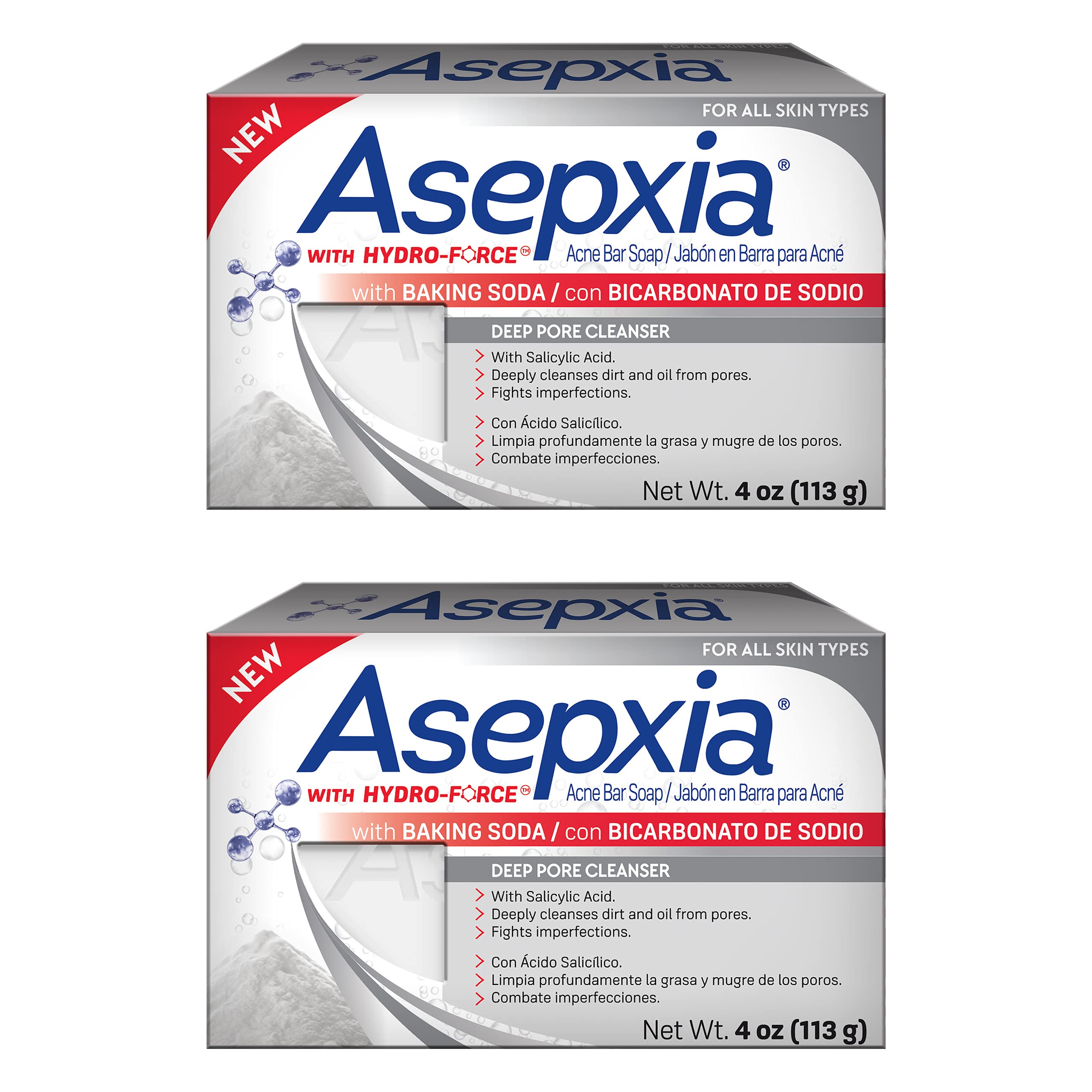 Asepxia Deep Cleansing Acne Bdf6 Treatment Bar Soap With Baking Soda And 2 Salicylic Acid 4