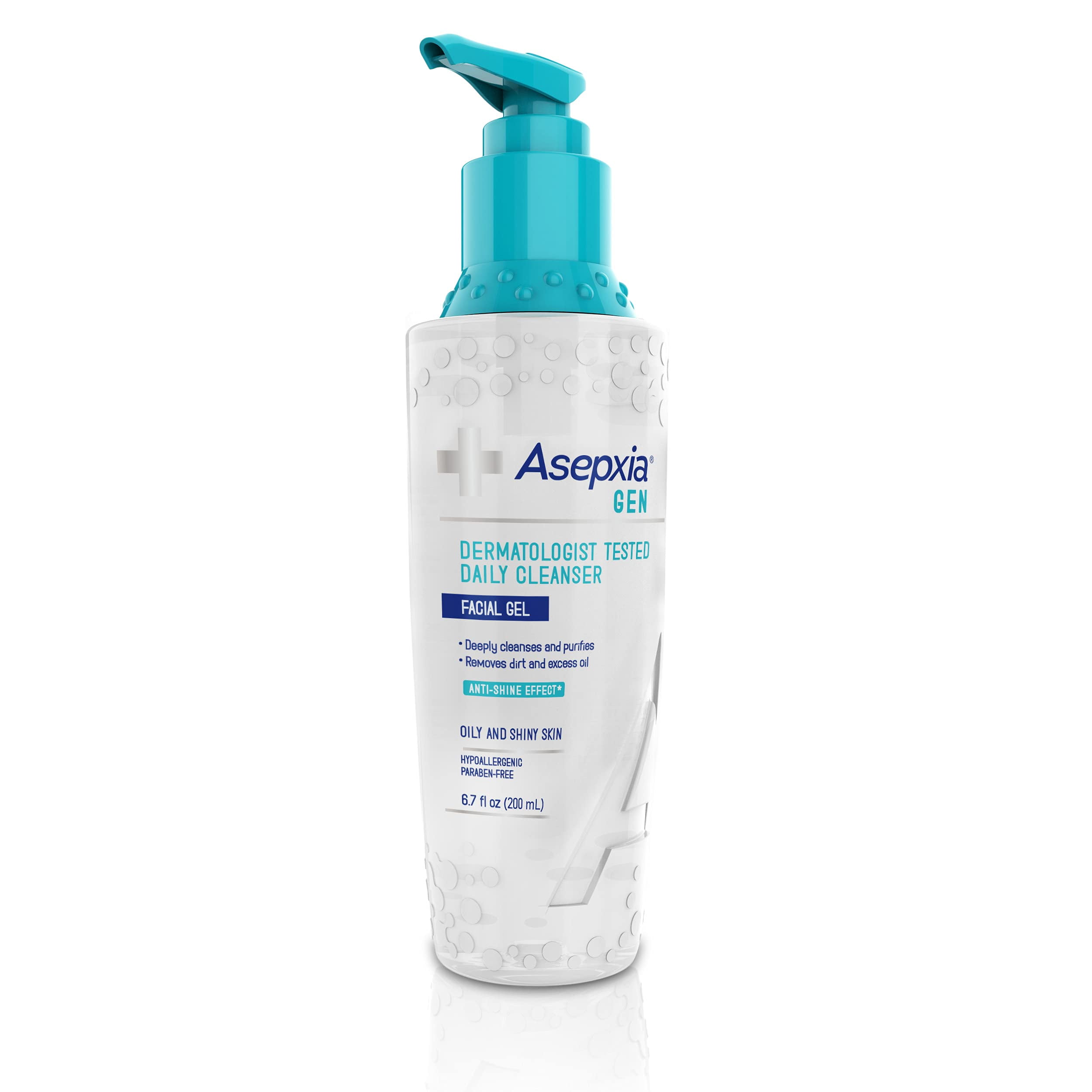 Asepxia GEN Daily Facial Cleanser for Oily Skin Acne, 6.7 oz