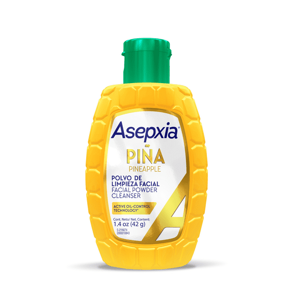 Asepxia Pineapple Facial Cleanser Powder with Natural Enzymes for Normal Skin, 1.4 oz